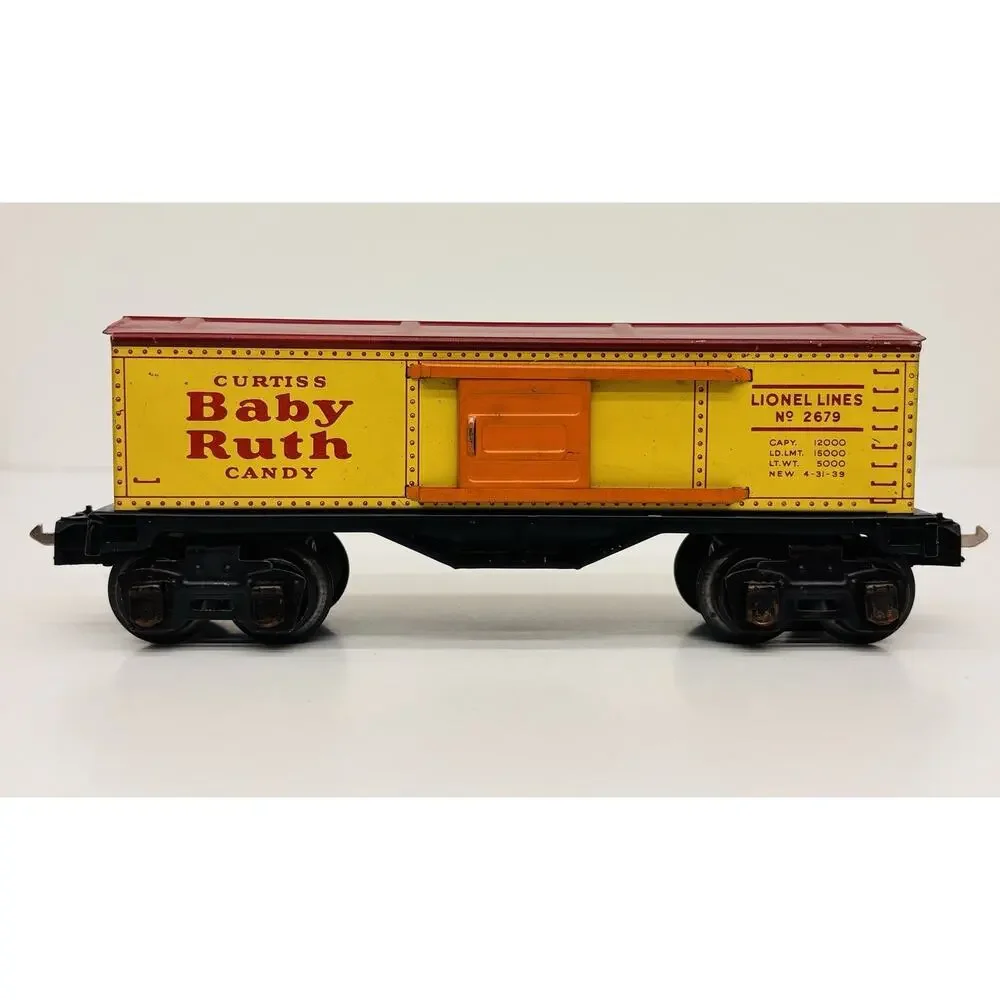 Lionel Prewar O 2679 Baby Ruth Candy Box Car w/ Original Box